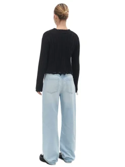 Jasnoniebieskie jeansy wide leg