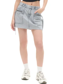 Jeansowa spódnica mini