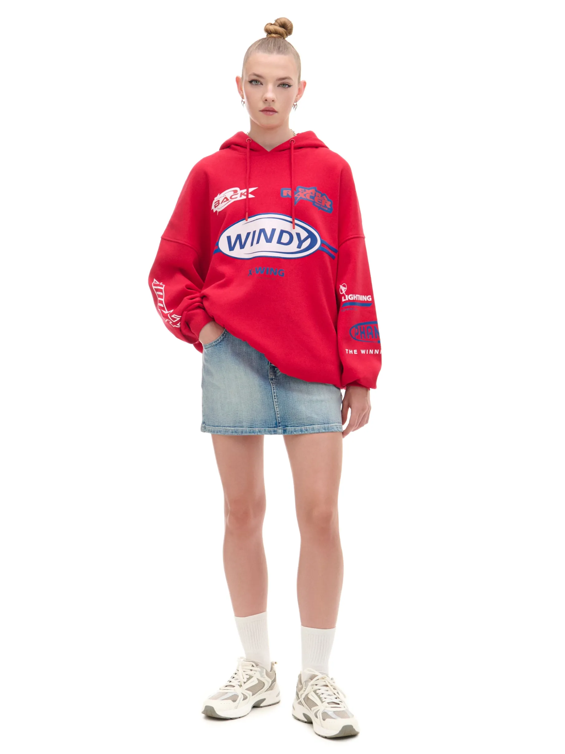 Jeansowa spódnica mini