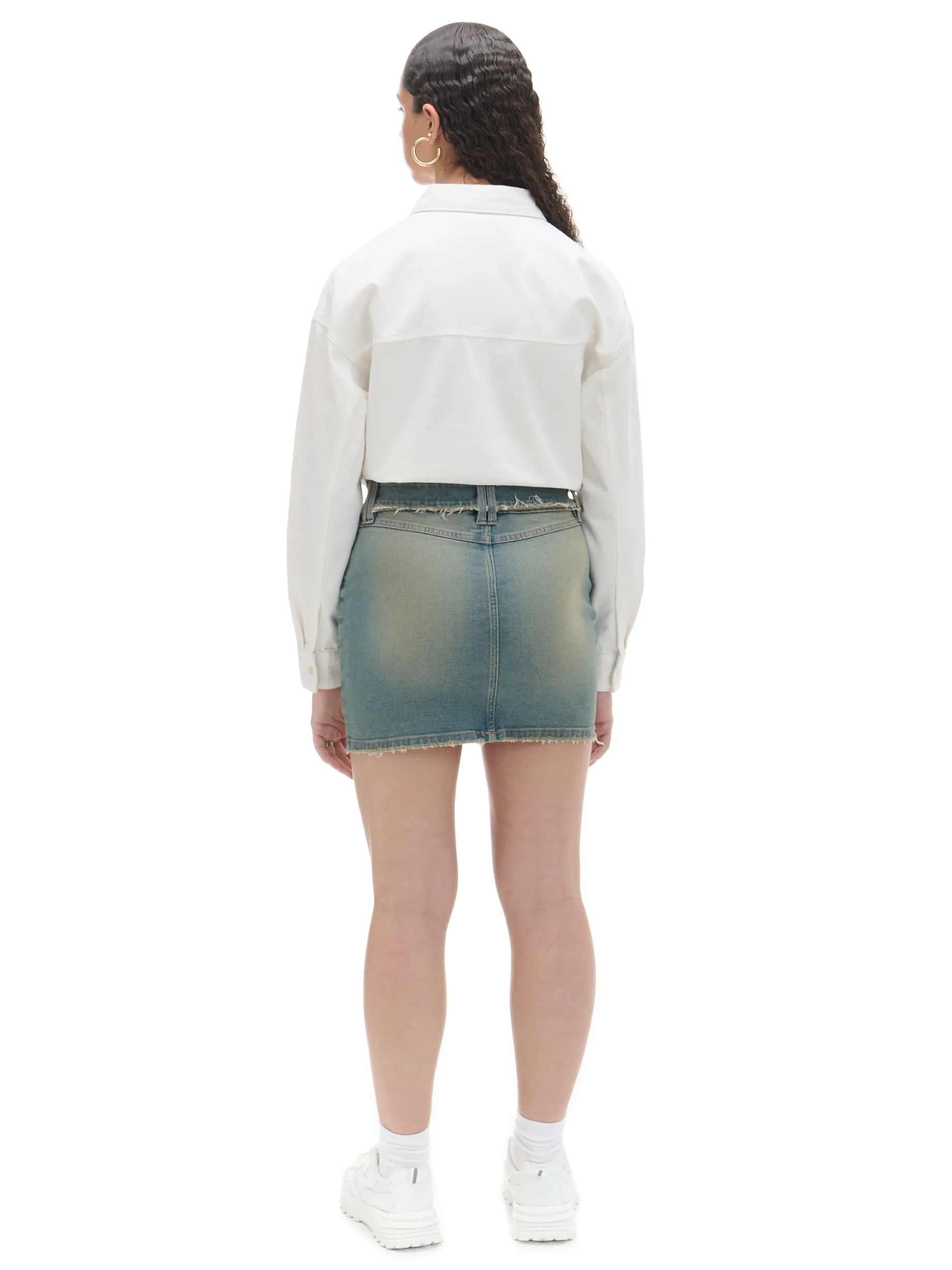 Jeansowa spódnica mini