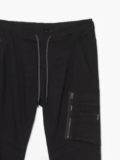 Jeansy jogger cargo