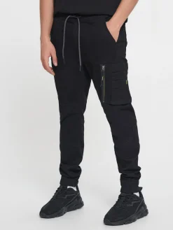Jeansy jogger cargo
