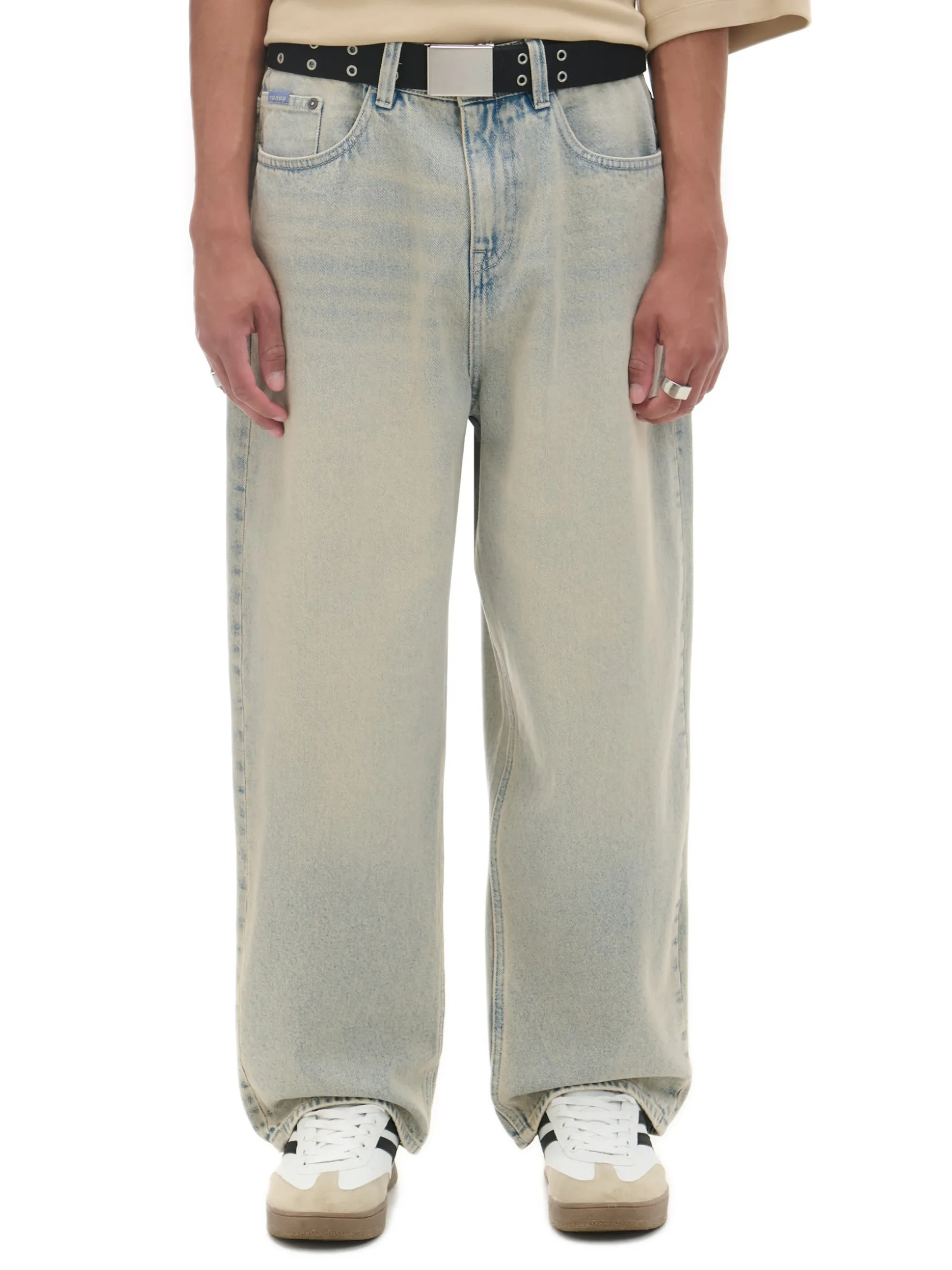 Jeansy super baggy retro