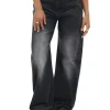 Jeansy wide leg typu barrel