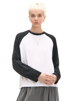 Koszulka longsleeve z czarnymi rękawami