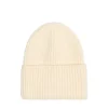 Kremowa czapka beanie