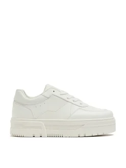 Lekkie białe sneakersy