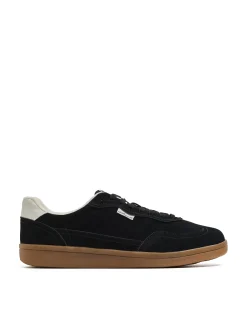 Lekkie czarne sneakersy