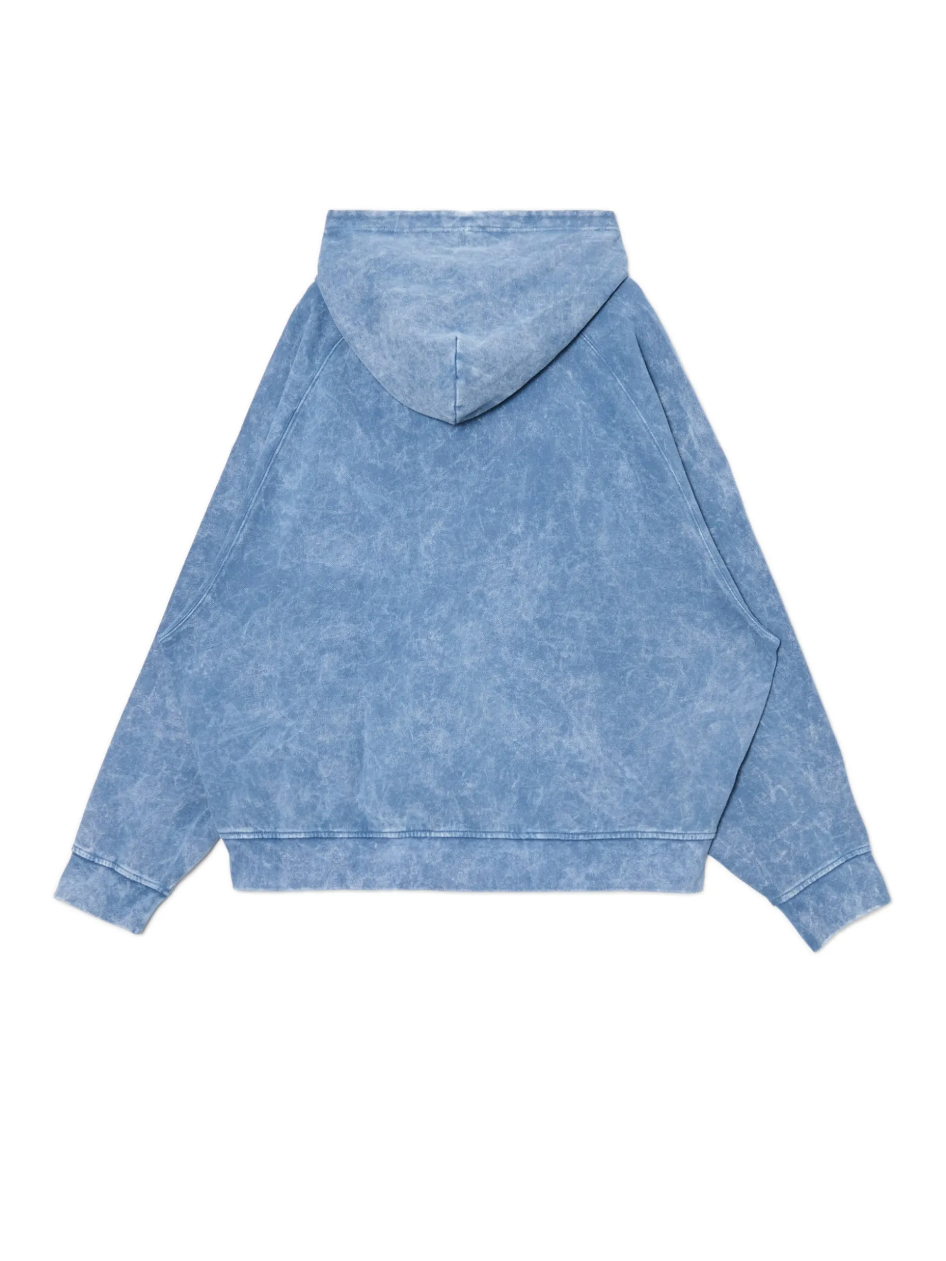 Niebieska bluza oversize z kapturem UNISEX
