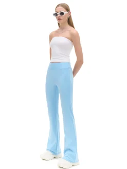 Niebieskie dresy typu flare