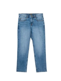 Niebieskie jeansy comfort