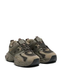Oliwkowe sneakersy