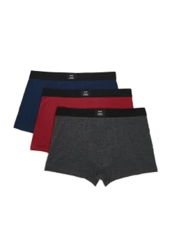 3 pack bokserek w różnych kolorach