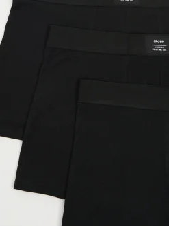 3 pack czarnych bokserek