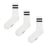3 pack długich białych skarpet basic
