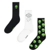 3 pack długich skarpet alien