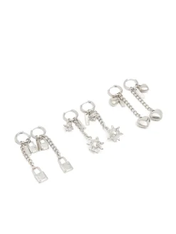 3 pack kolczyków z zawieszkami