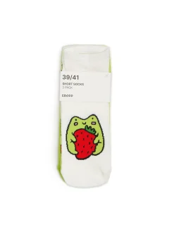 3 pack skarpetek z żabami