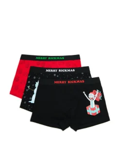 3 pack świątecznych bokserek Rick i Morty