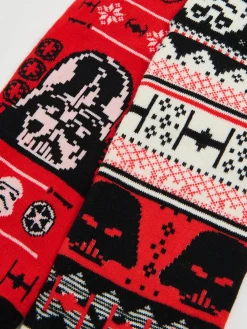2 pack świątecznych skarpet Star Wars