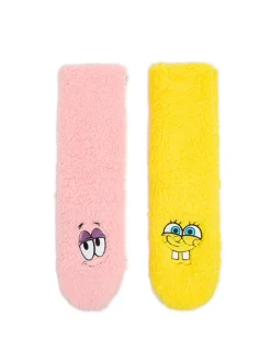 Pluszowe skarpetki SpongeBob-Patryk