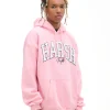 Różowa bluza z aplikacją UNISEX