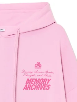 Różowa bluza z napisami
