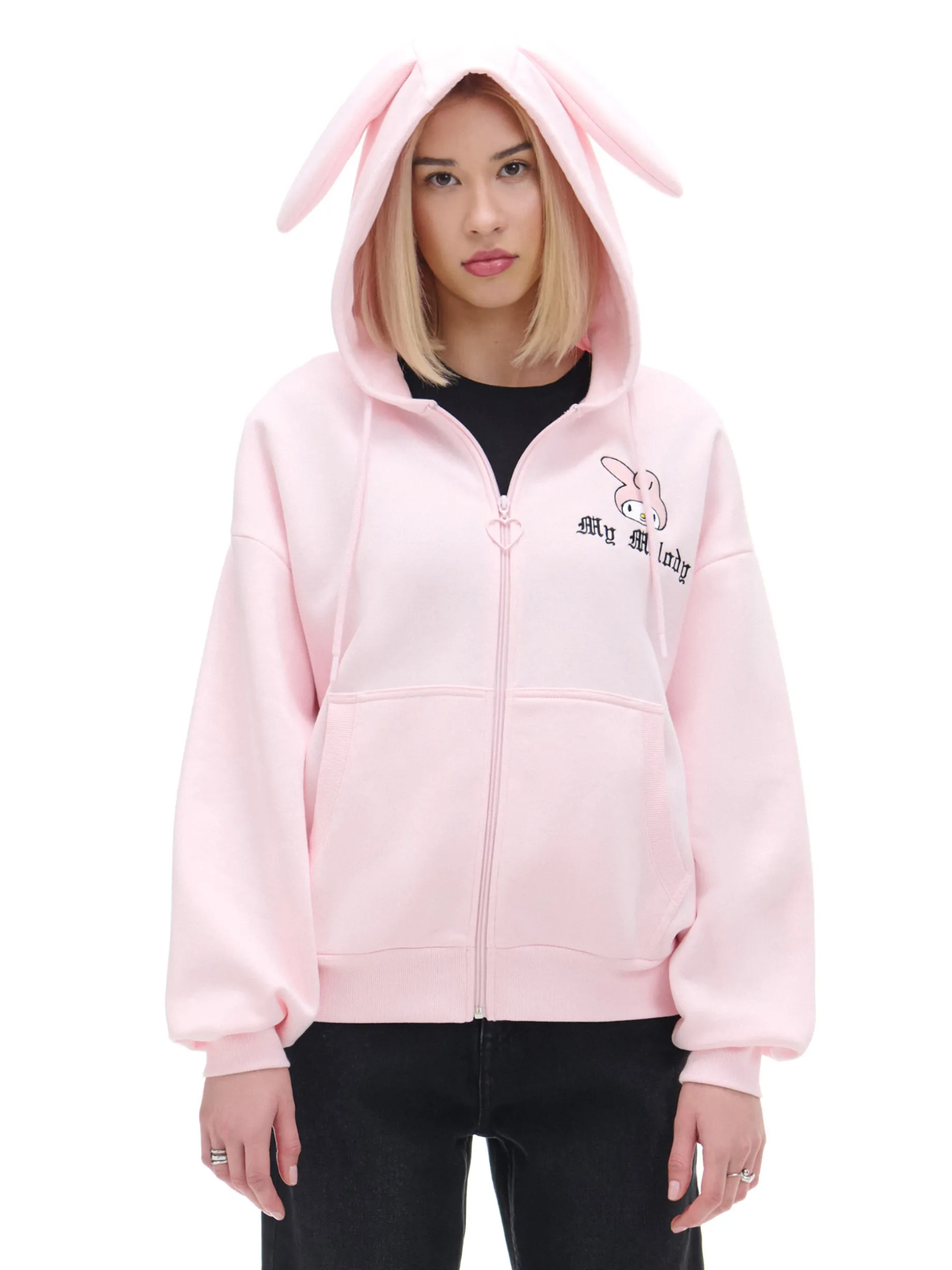 Różowa bluza z uszami My Melody
