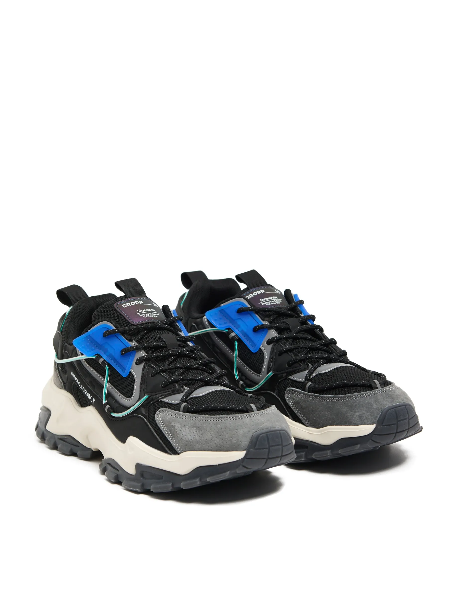 Sneakersy z efektem reflective