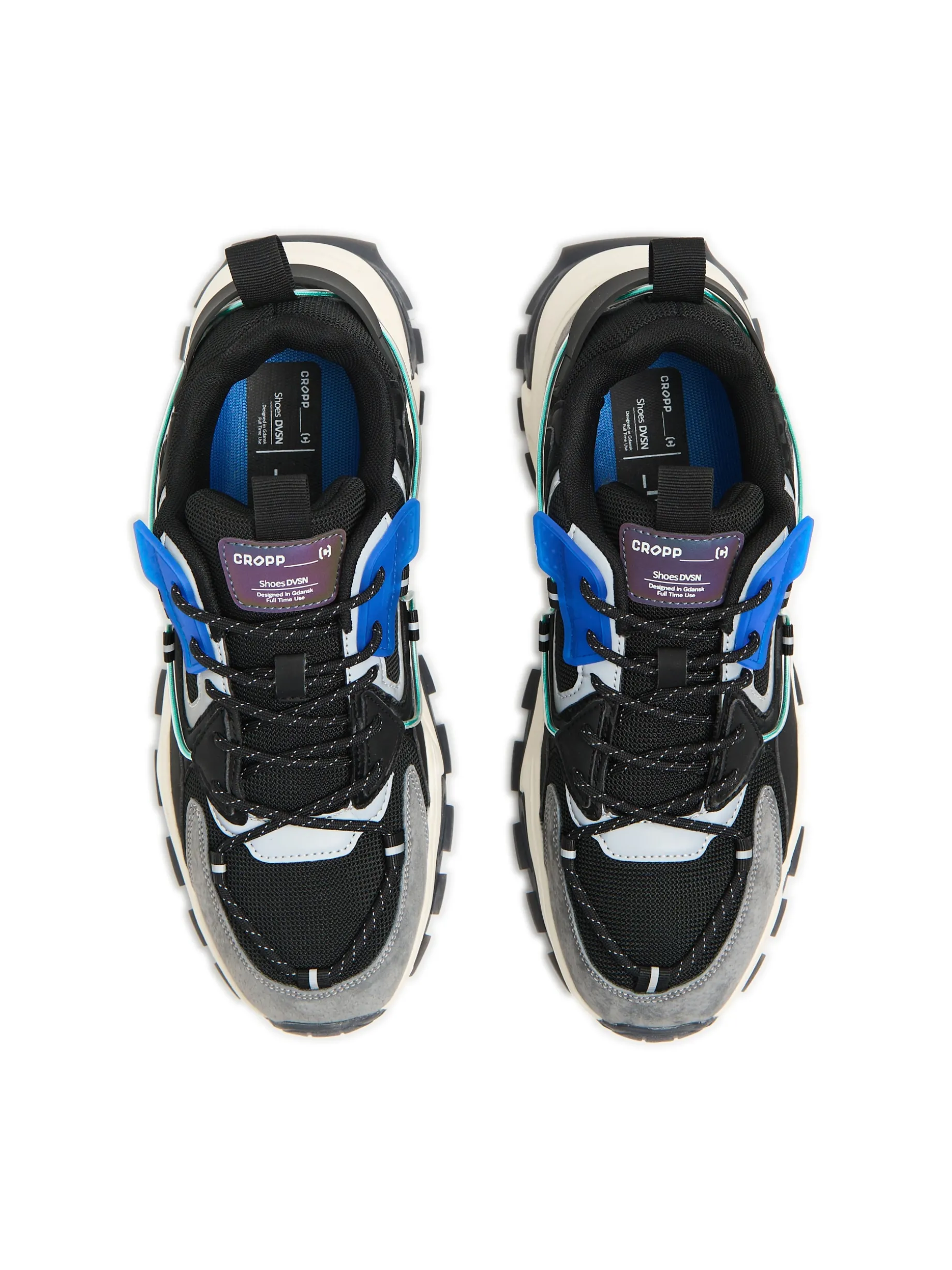 Sneakersy z efektem reflective