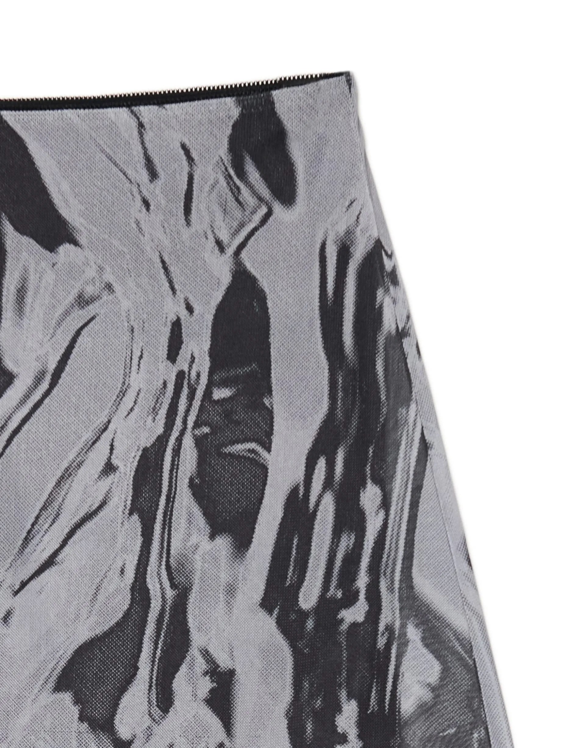 Spódnica mini z efektem tie-dye