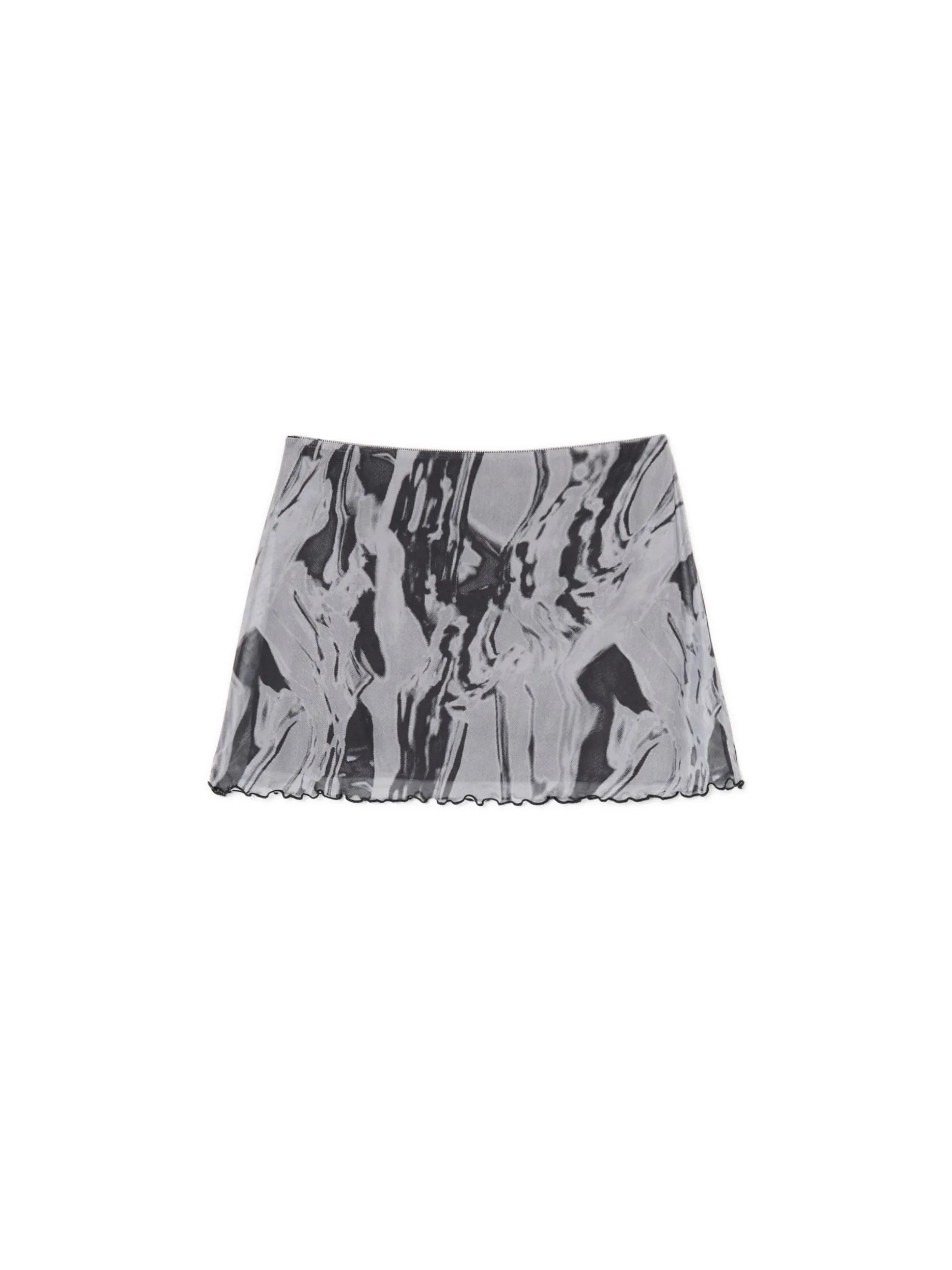 Spódnica mini z efektem tie-dye