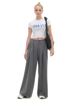 Spodnie wide leg