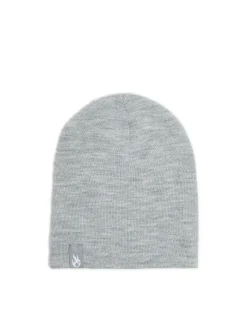 Szara czapka beanie z wiskozą
