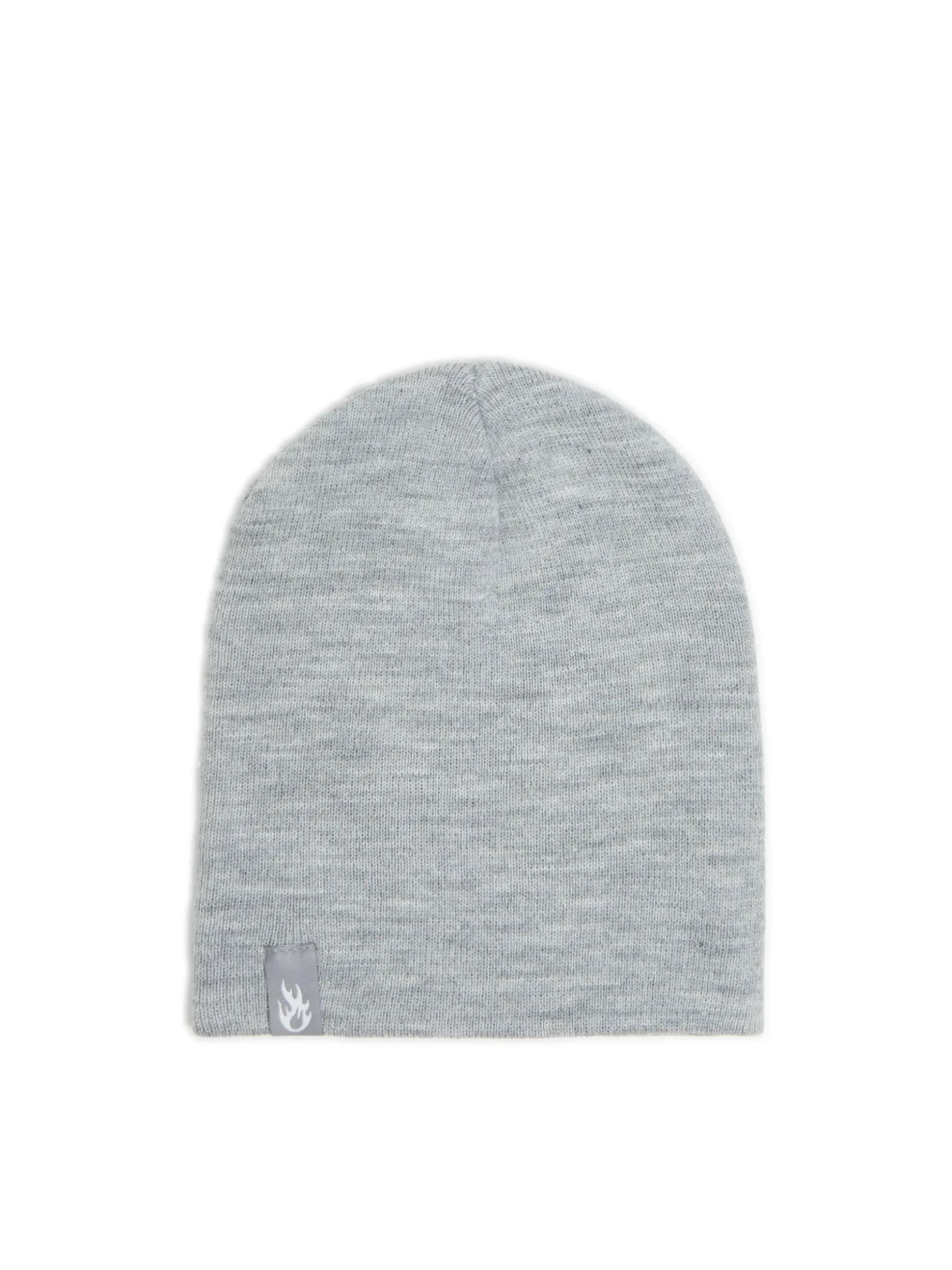 Szara czapka beanie z wiskozą