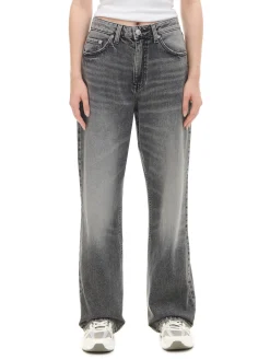 Szare jeansy baggy