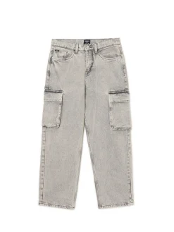 Szare jeansy baggy