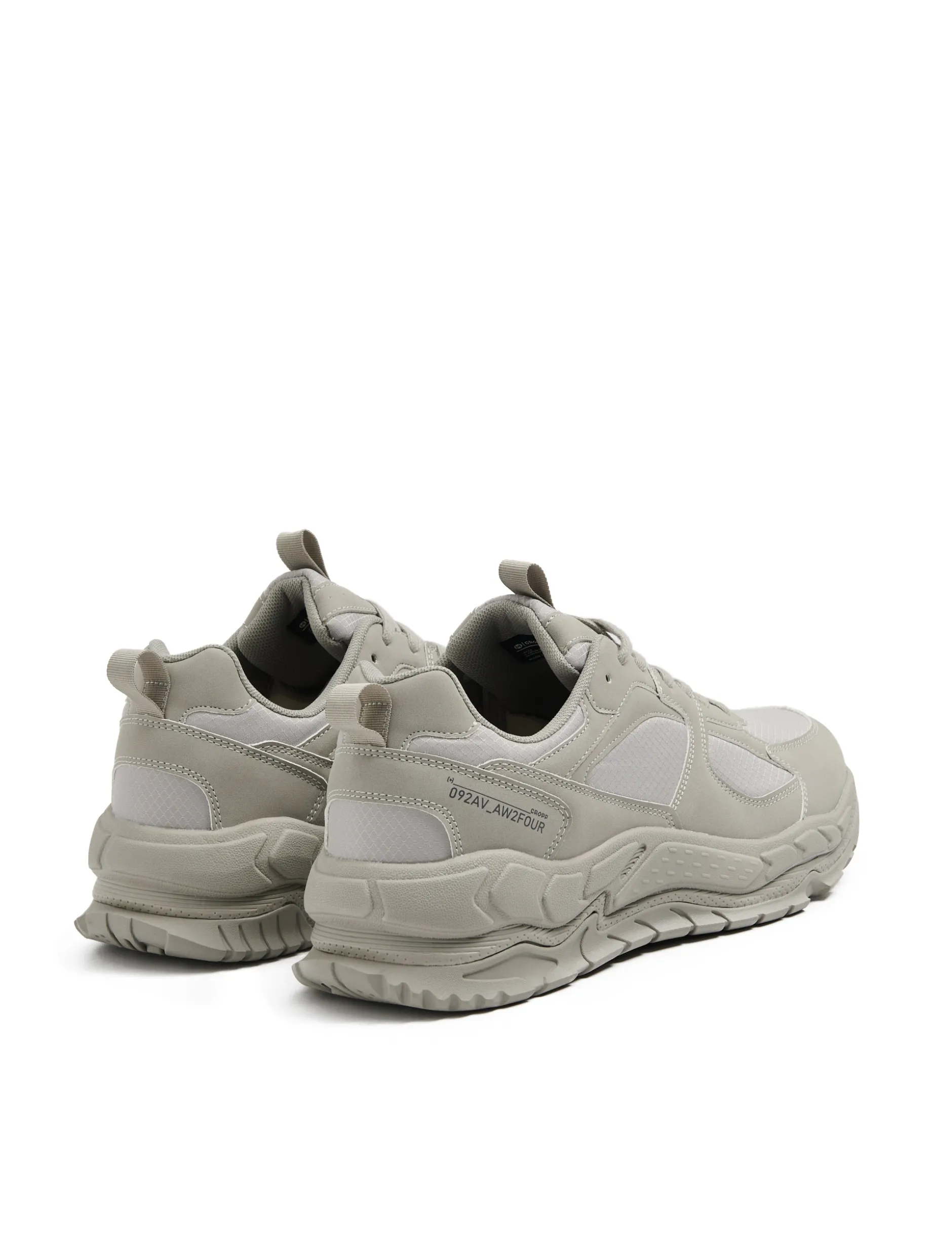 Szare sneakersy