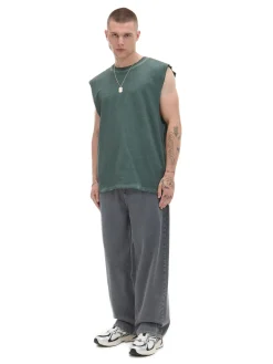 Szare super jeansy baggy