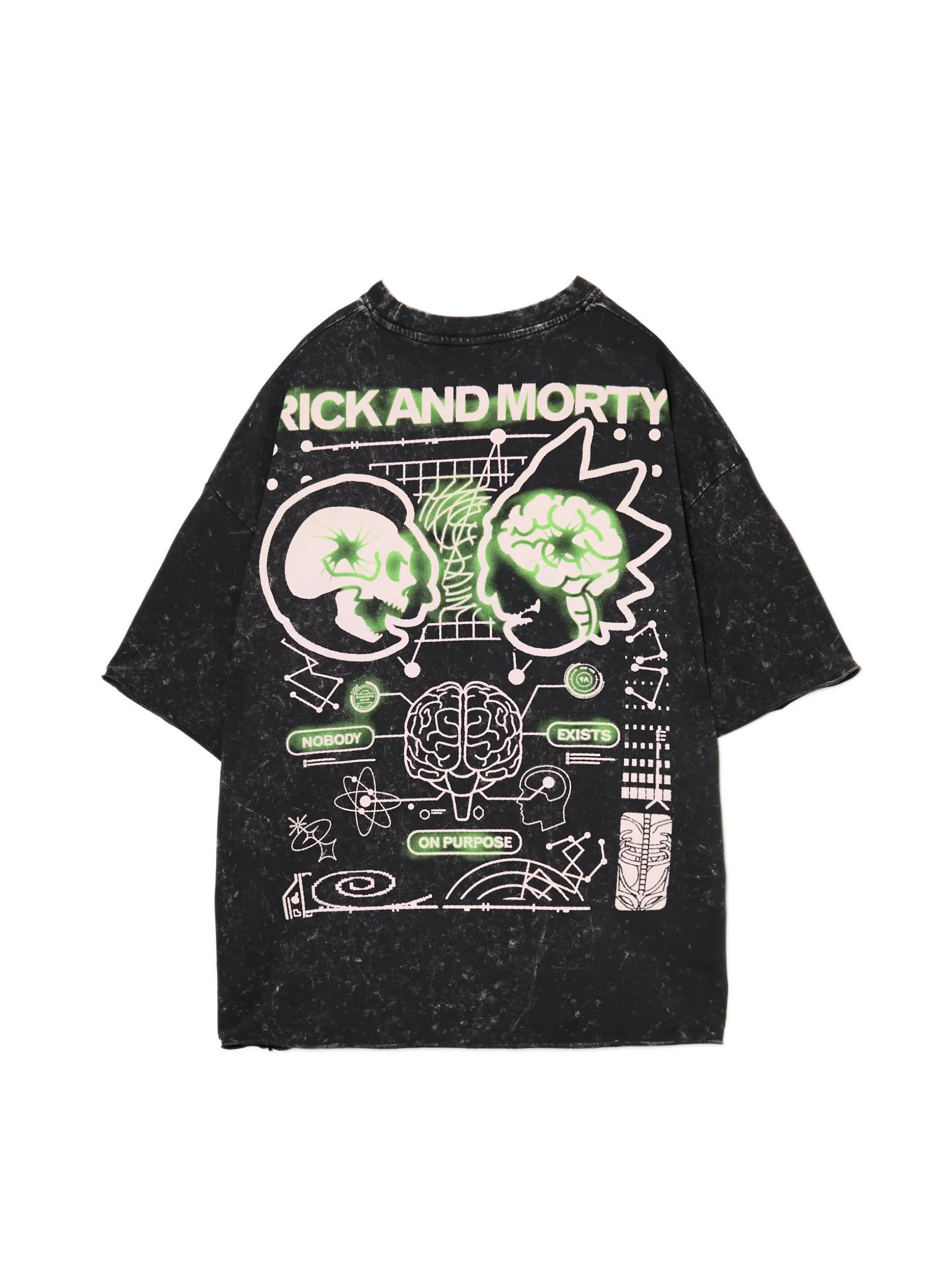 T-shirt z efektem sprania Rick i Morty