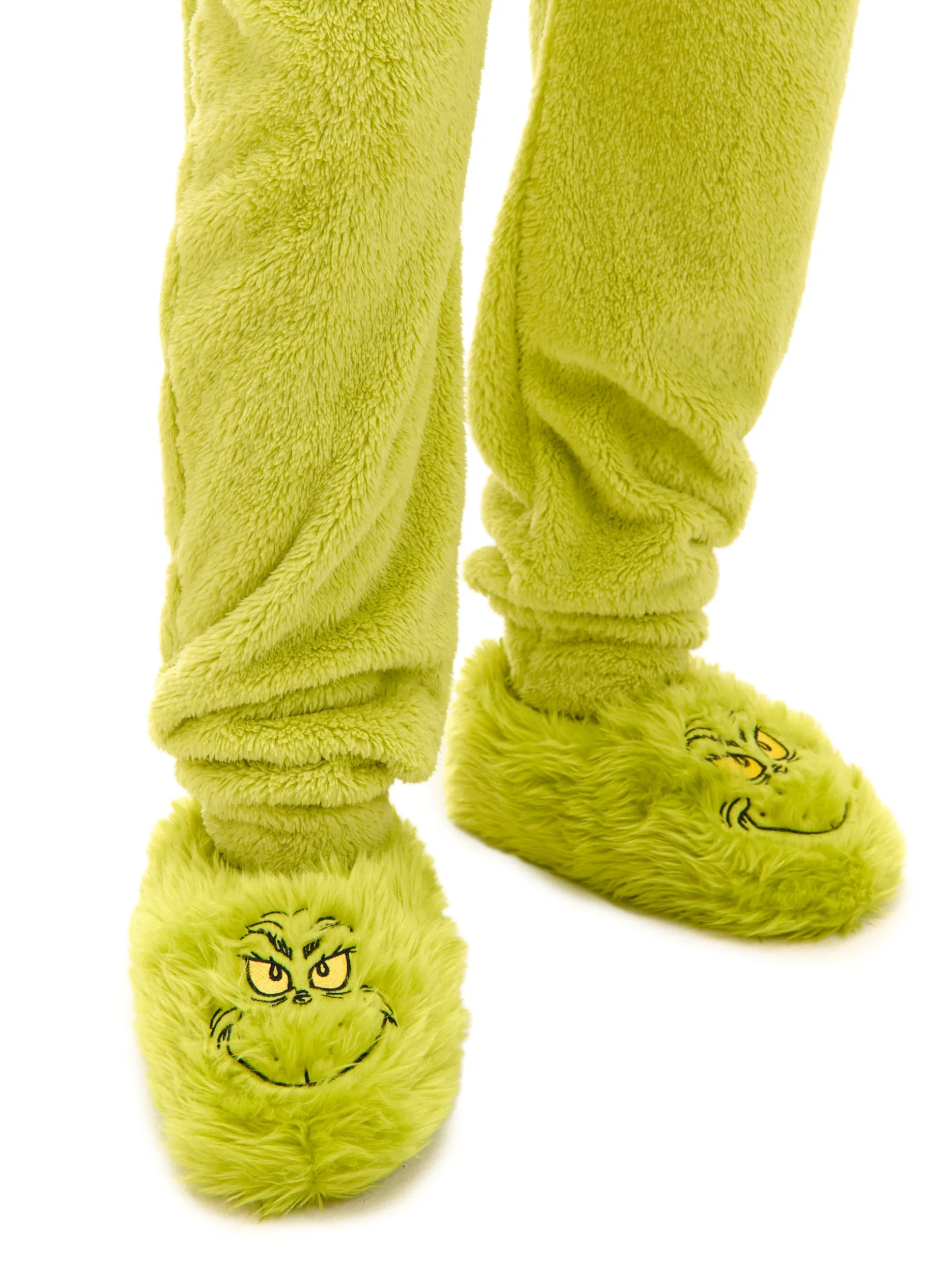Świąteczne kapcie Grinch