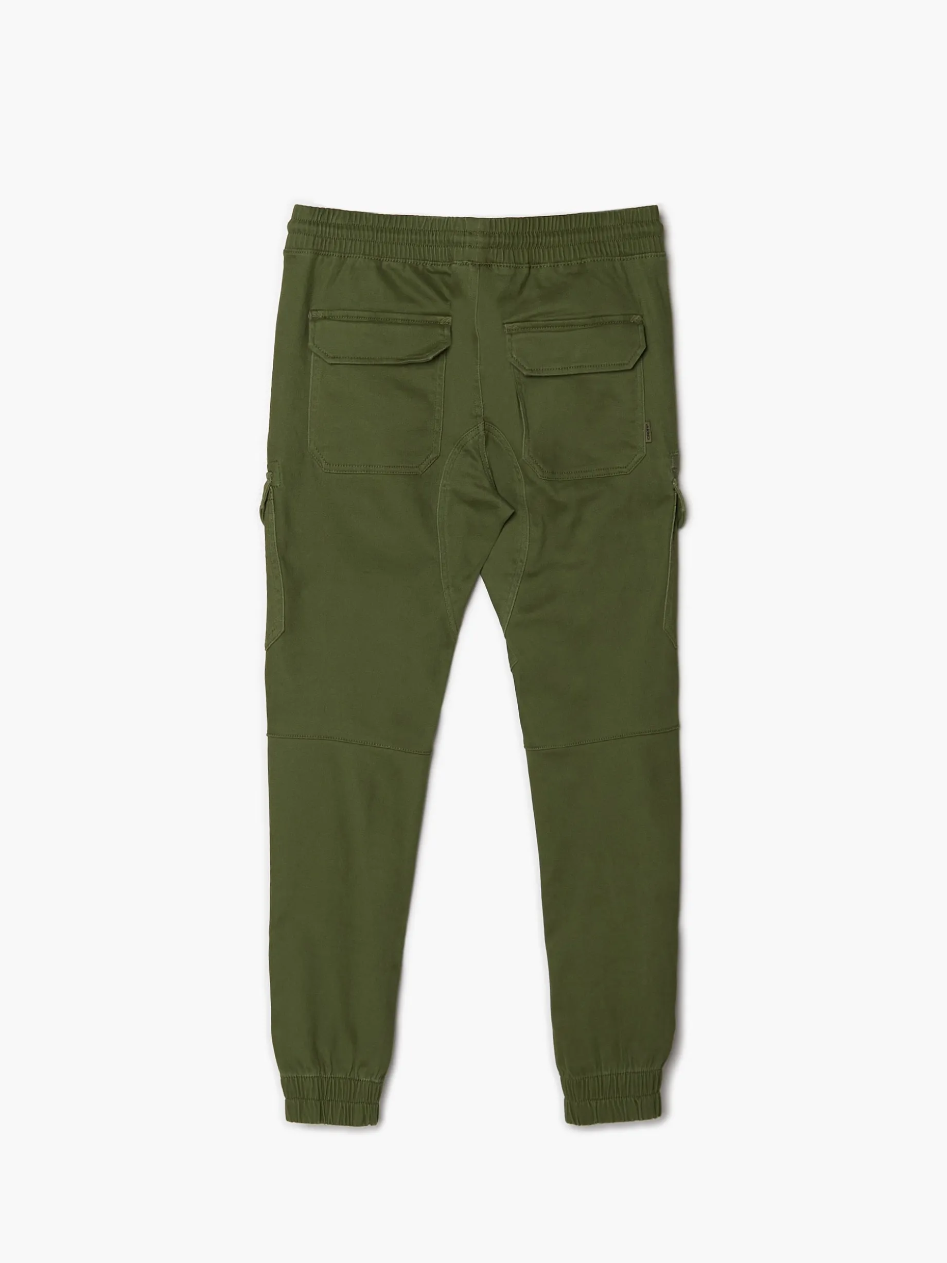 Zielone joggery z kieszeniami cargo